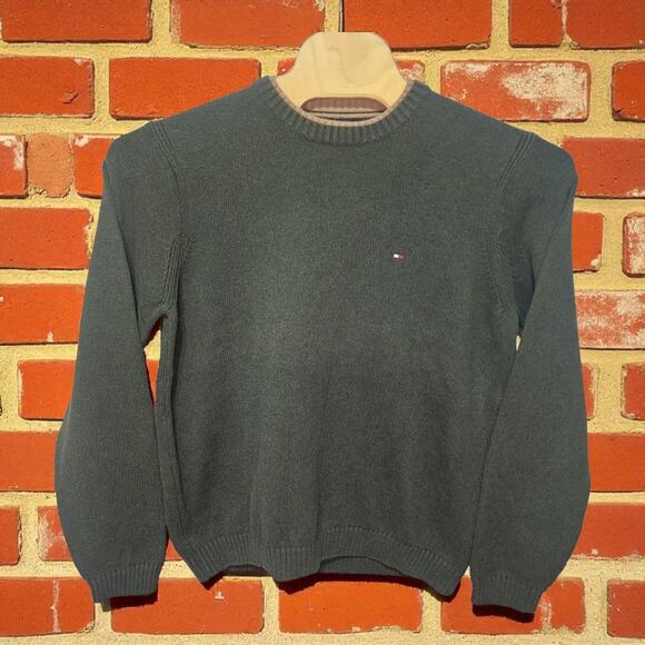 Men's Tommy Hilfiger Sweater Knit Pullover Cotton Preppy Golf Large L - Picture 2 of 6